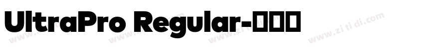 UltraPro Regular字体转换